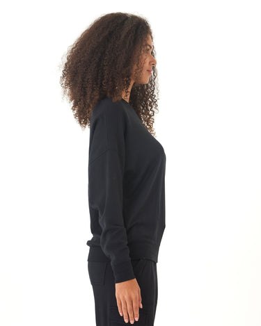 Cathy Boyfriend Feather Fleece Pullover Womens Outerwear Sweatshirt Threads 4 Thought 