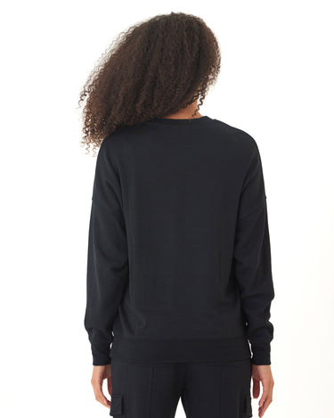 Cathy Boyfriend Feather Fleece Pullover Womens Outerwear Sweatshirt Threads 4 Thought 