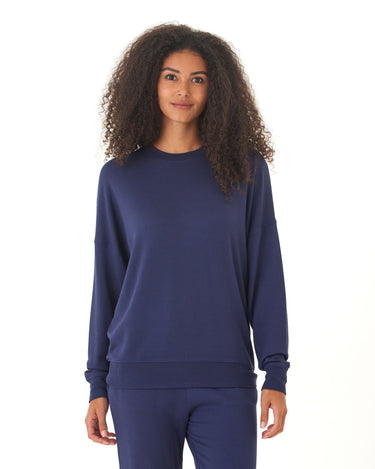 Cathy Feather Fleece Boyfriend Fit Pullover Threads 4 Thought 