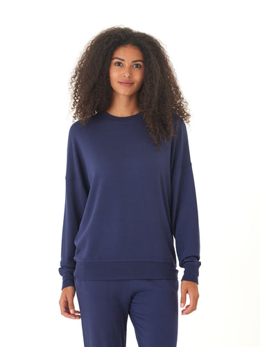 Cathy Feather Fleece Boyfriend Fit Pullover Threads 4 Thought