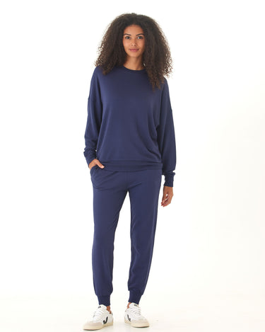 Cathy Feather Fleece Boyfriend Fit Pullover Threads 4 Thought 