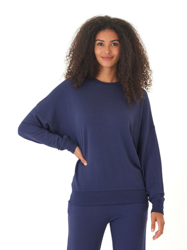 Cathy Feather Fleece Boyfriend Fit Pullover Threads 4 Thought