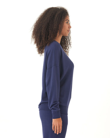 Cathy Feather Fleece Boyfriend Fit Pullover Threads 4 Thought 