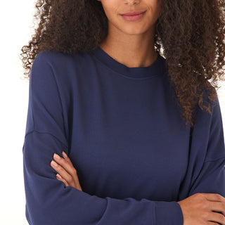 Cathy Feather Fleece Boyfriend Fit Pullover Threads 4 Thought 