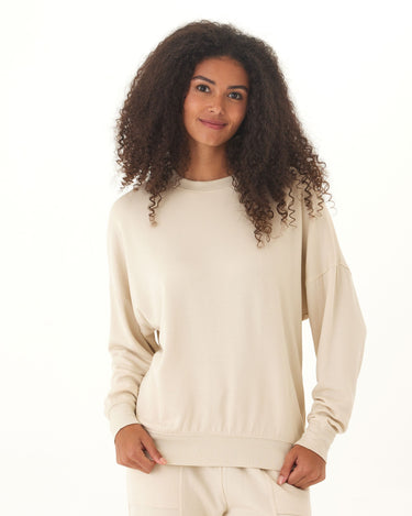 Cathy Feather Fleece Boyfriend Fit Pullover Threads 4 Thought 