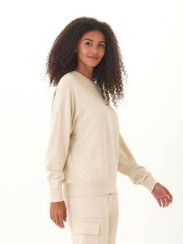 Cathy Feather Fleece Boyfriend Fit Pullover Threads 4 Thought