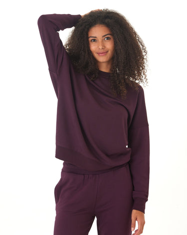 Cathy Feather Fleece Boyfriend Fit Pullover Threads 4 Thought 