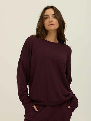 Core Feather Fleece Sweatshirt Womens Outerwear Sweatshirt Threads 4 Thought 