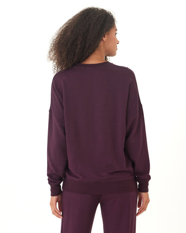 Cathy Boyfriend Feather Fleece Pullover Womens Outerwear Sweatshirt Threads 4 Thought 