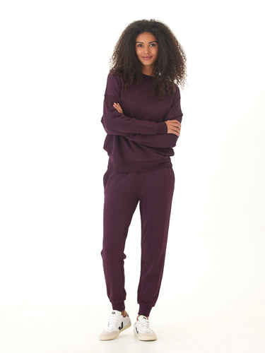 Cathy Boyfriend Feather Fleece Pullover Womens Outerwear Sweatshirt Threads 4 Thought 