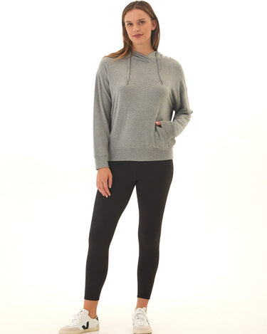 Madge Feather Fleece Pullover Hoodie Womens Outerwear Sweatshirt Threads 4 Thought 