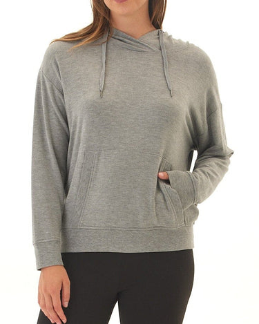 Madge Feather Fleece Pullover Hoodie Womens Outerwear Sweatshirt Threads 4 Thought 