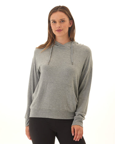 Madge Feather Fleece Pullover Hoodie Womens Outerwear Sweatshirt Threads 4 Thought 