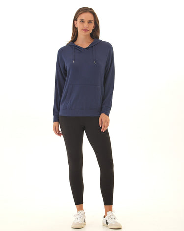 Madge Feather Fleece Pullover Hoodie Womens Outerwear Sweatshirt Threads 4 Thought 