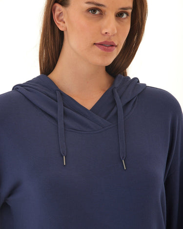 Madge Feather Fleece Pullover Hoodie Womens Outerwear Sweatshirt Threads 4 Thought 