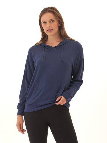 Madge Feather Fleece Pullover Hoodie Womens Outerwear Sweatshirt Threads 4 Thought 