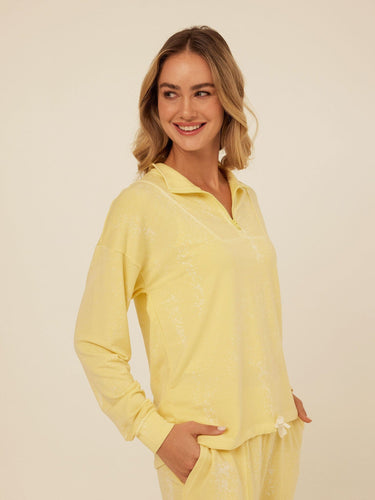 Nyla Spray Wash Modal Terry Half-Zip Pullover Womens Outerwear Sweatshirt Threads 4 Thought 