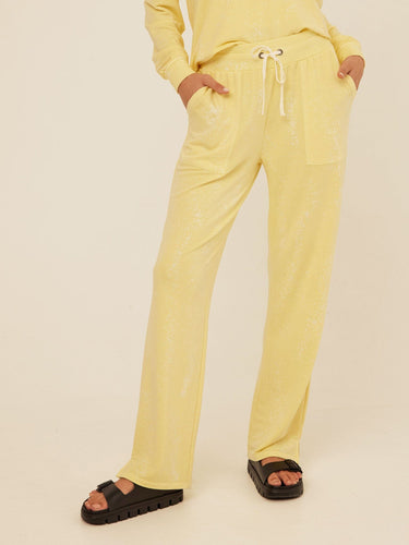 Theresa Spray Wash Modal Terry Straight Leg Pant Womens Bottoms Sweatpants Threads 4 Thought 