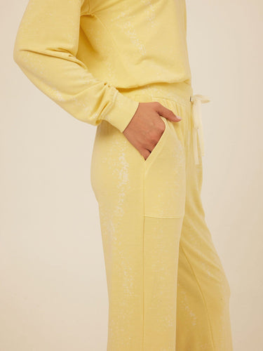 Theresa Spray Wash Modal Terry Straight Leg Pant Womens Bottoms Sweatpants Threads 4 Thought 