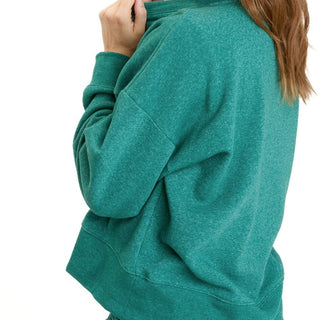 Naia Triblend Fleece Drop Shoulder Pullover Womens Outerwear Sweatshirt Threads 4 Thought 
