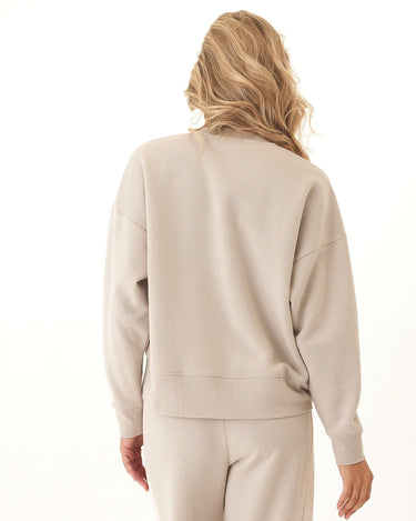 Naia Triblend Fleece Drop Shoulder Pullover Womens Outerwear Sweatshirt Threads 4 Thought 