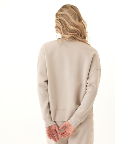 Naia Triblend Fleece Drop Shoulder Pullover Womens Outerwear Sweatshirt Threads 4 Thought 