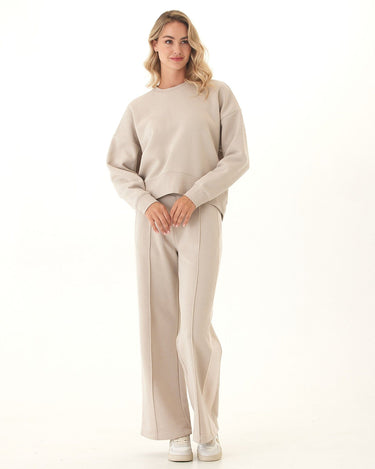 Naia Triblend Fleece Drop Shoulder Pullover Womens Outerwear Sweatshirt Threads 4 Thought 