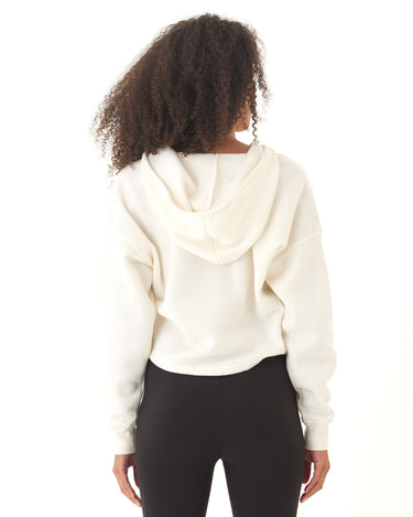 Venetia Triblend Fleece Crop Zip Hoodie Womens Outerwear Sweatshirt Threads 4 Thought 