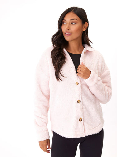 Anthea Sherpa Shirt Jacket Womens Outerwear Jacket Threads 4 Thought 