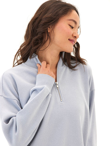 Constance Tribend Fleece Half Zip Pullover Womens Outerwear Sweatshirt Threads 4 Thought