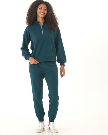 Constance Triblend Fleece Half Zip Pullover Threads 4 Thought 