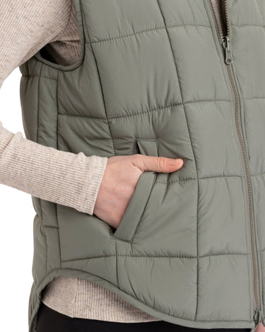Aubri Packable Puffer Vest Womens Outerwear Jacket Threads 4 Thought 