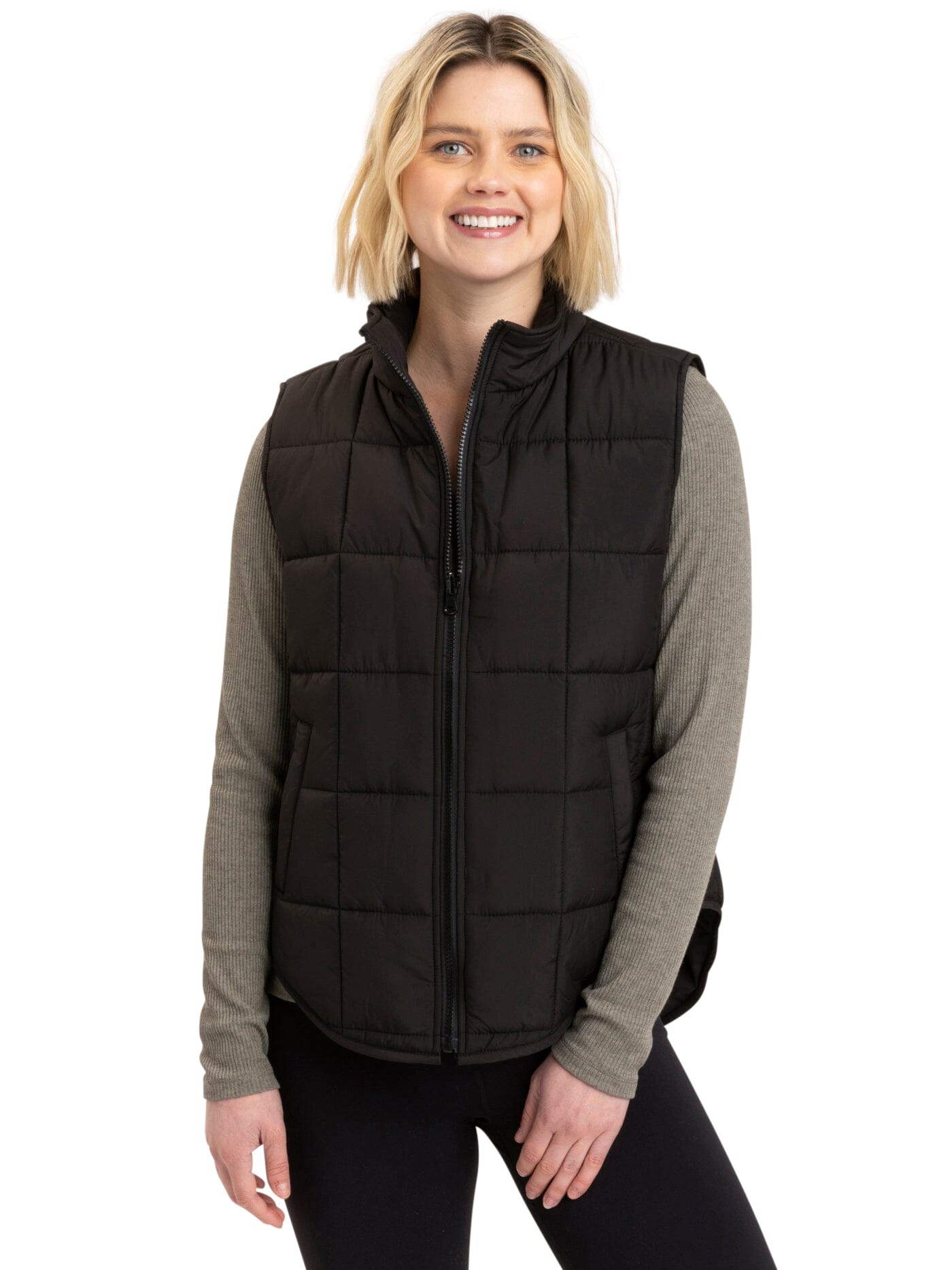 Aubri Packable Puffer Vest Womens Outerwear Jacket Threads 4 Thought 