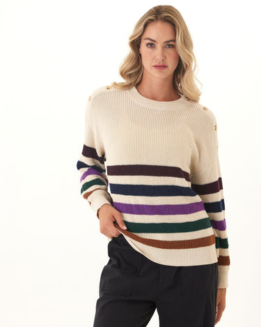 Simone Button Detail Sweater Womens Outerwear Sweater Threads 4 Thought 