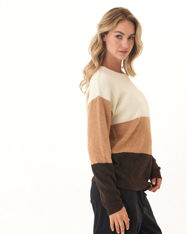 Beryl Stripe Sweater Womens Outerwear Sweater Threads 4 Thought 