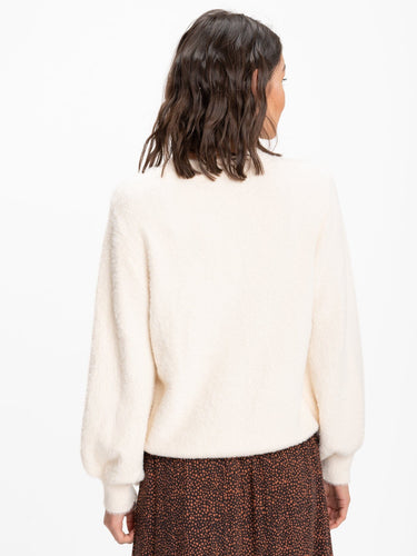 Clara Fuzzy Pullover Crew Neck Sweater Womens Outerwear Sweater Threads 4 Thought 