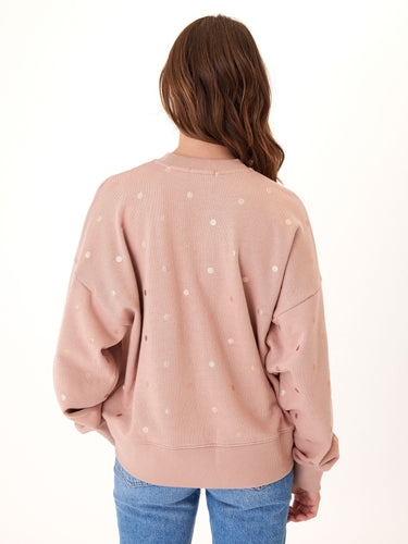 Naia Metallic Dot Pullover Womens Outerwear Sweatshirt Threads 4 Thought 