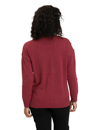 Maeve Cozy Textured Pullover Womens Outerwear Sweater Threads 4 Thought 