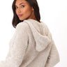 Tanisha Boucle Henley Hoodie Womens Outerwear Sweater Threads 4 Thought 