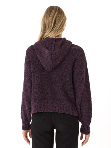 Tanisha Boucle Henley Hoodie Womens Outerwear Sweater Threads 4 Thought 