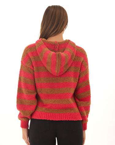 Tanisha Summit Stripe Boucle Henley Hoodie Threads 4 Thought 