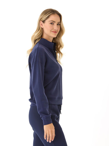 Drea Modal 1/4-Zip Jacket Womens Outerwear Sweatshirt Threads 4 Thought