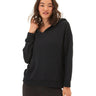 Raya Feather Fleece Pullover Hoodie Womens Outerwear Sweatshirt Threads 4 Thought 