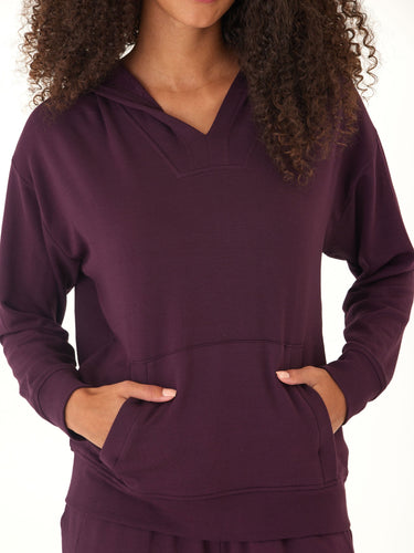 Raya Feather Fleece Pullover Hoodie Threads 4 Thought