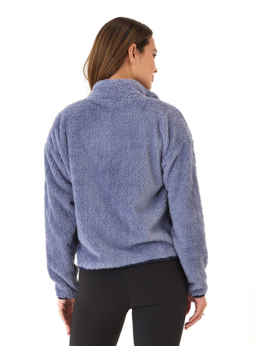Millee Sherpa Full-Zip Contrast Jacket Womens Outerwear Jacket Threads 4 Thought 