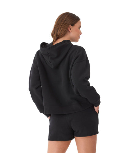 Marcellina Triblend Fleece Pullover Hoodie Womens Outerwear Sweatshirt Threads 4 Thought 