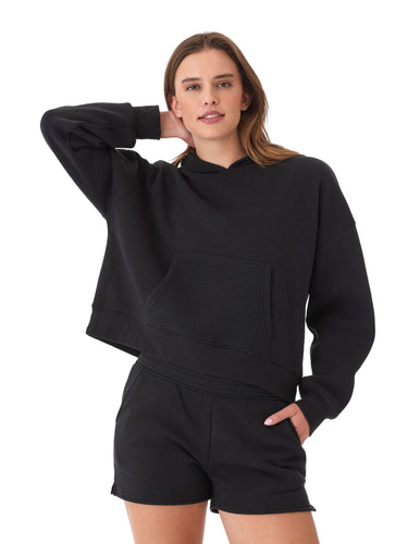 Marcellina Triblend Fleece Pullover Hoodie Womens Outerwear Sweatshirt Threads 4 Thought 