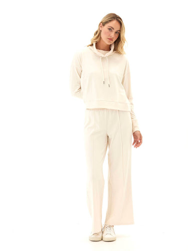 Shai Cozy Fleece Cowl Neck Pullover Womens Outerwear Sweatshirt Threads 4 Thought