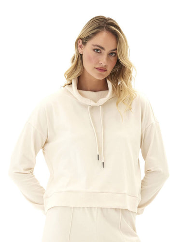 Shai Cozy Fleece Cowl Neck Pullover Womens Outerwear Sweatshirt Threads 4 Thought