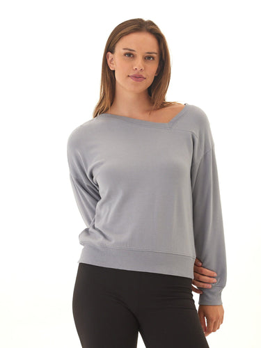 Merida Feather Fleece Asymmetrical Pullover Threads 4 Thought 